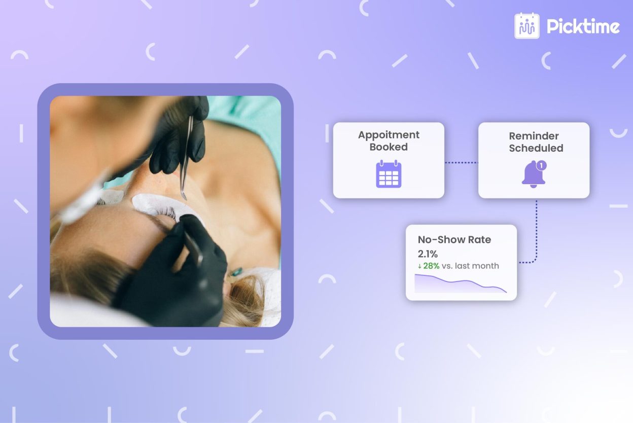 How Lash Extension Salons Use Automated Booking Reminders to Fill Every Slot