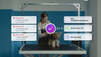 Missing Pet Grooming Calls? Here’s How Picktime AI Receptionist Helps
