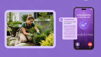 Why Busy Landscape Contractors Need an AI Receptionist to Manage Calls and Bookings