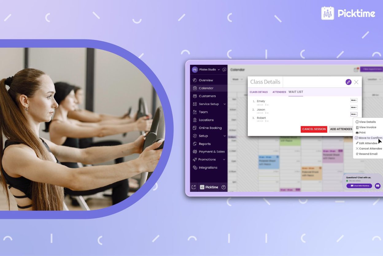 How Picktime Helps Pilates Studios Manage Waitlists and Fill Classes Faster