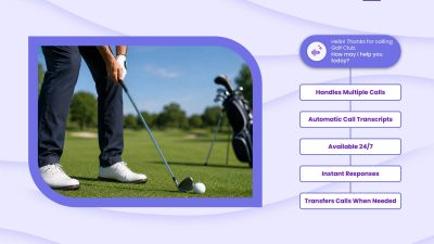 Golf Course Booking System: How AI Receptionists Help Clubs Capture Every Booking Call