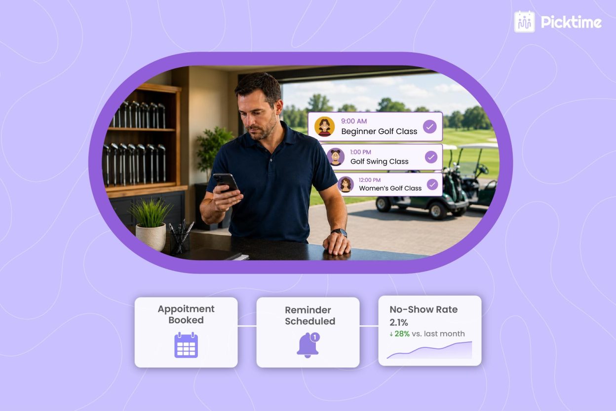Golf Scheduling Software That Reduces No-Shows and Books More Lessons