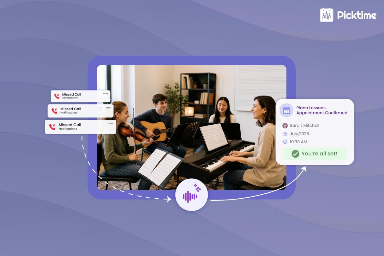 How an AI Receptionist for Music Classes Helps Turn Missed Calls Into Booked Lessons