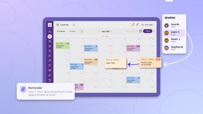 Music Lesson Scheduling Software: Fill Empty Slots with Waitlists and Automated Reminders