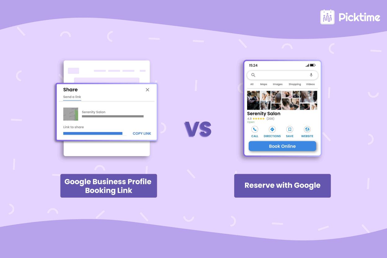 Reserve with Google vs. Google Business Profile Booking Link: What’s the Difference?