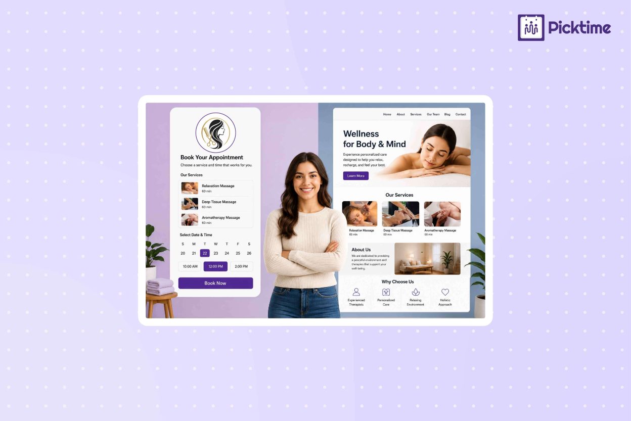 Appointment Booking Site- Hosted Booking Page or Full Website?