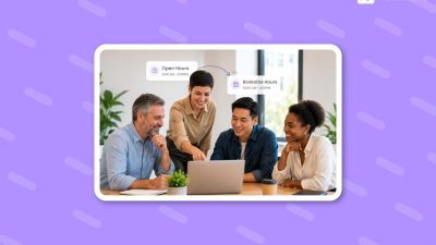 Online Staff Scheduling: Fix the Gaps Between Open Hours and Bookable Hours