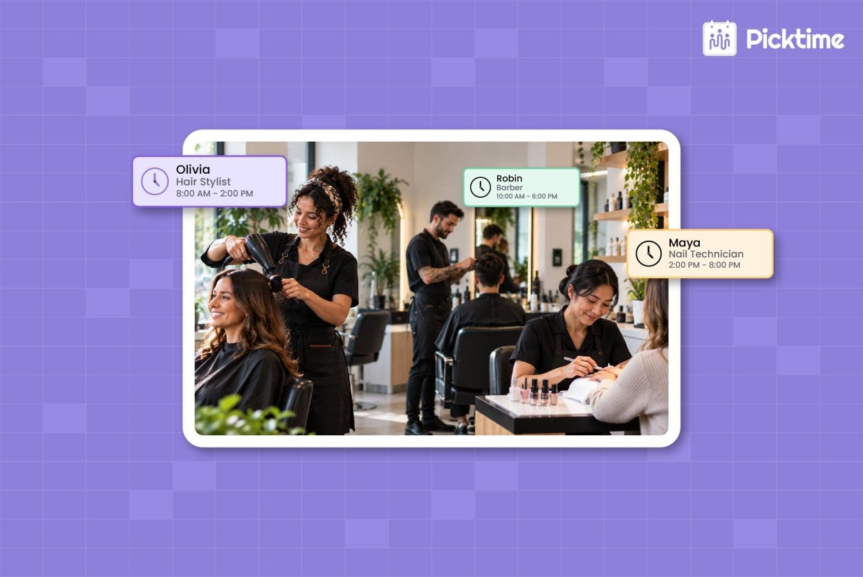 Staff Scheduling App: Manage Different Working Hours for Every Employee Bookings