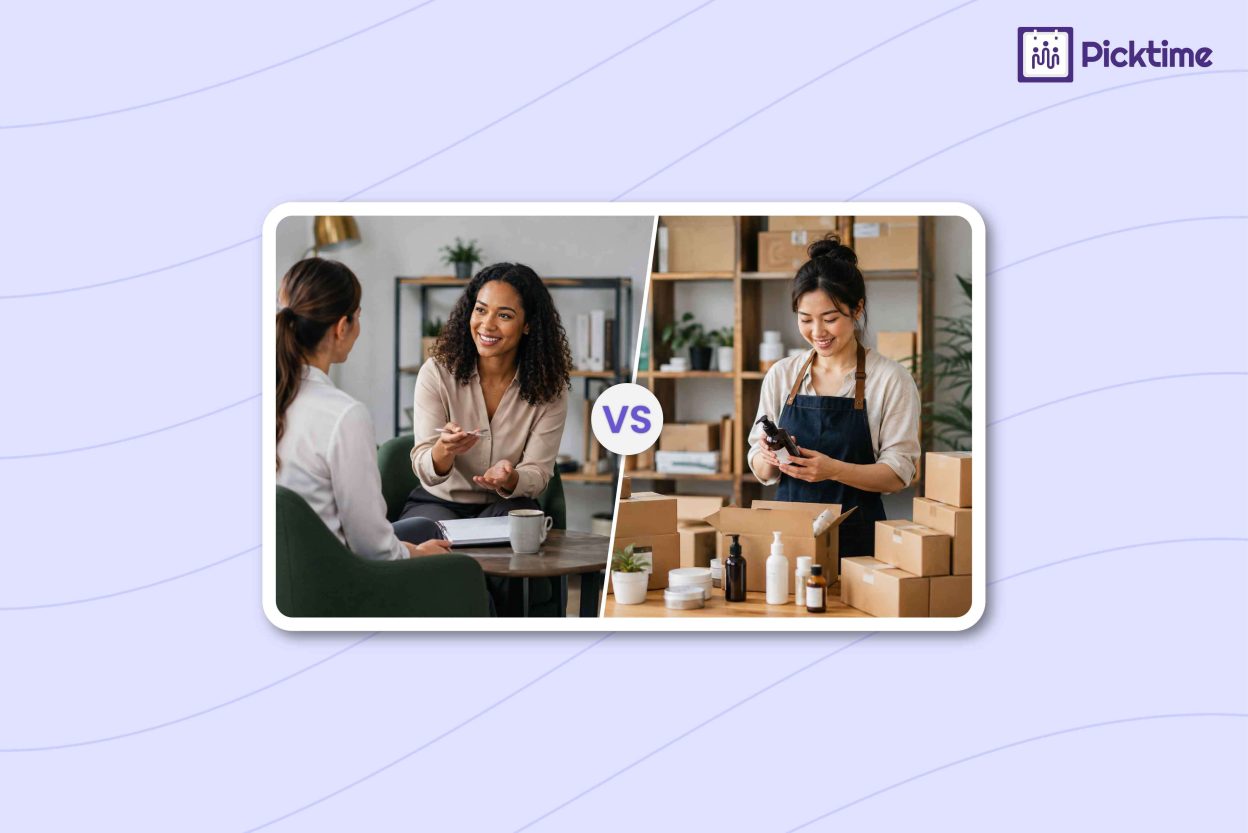 Service Based Business vs. Product Based Business- Differences, Pros and Cons